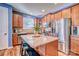 Modern kitchen boasts granite countertops and stainless steel appliances at 12528 Generations St, Charlotte, NC 28278