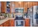 Well-equipped kitchen with stainless steel appliances and ample cabinetry at 12528 Generations St, Charlotte, NC 28278