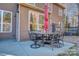 Patio with table and chairs, adjacent to home at 12528 Generations St, Charlotte, NC 28278