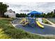 playground with slides and play structures at 9667 Laurie Nw Ave, Concord, NC 28027