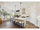 Well-equipped kitchen featuring a center island with seating and modern finishes at 3020 Endhaven Terraces Ln # 10, Charlotte, NC 28277