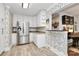 Modern kitchen features stainless steel appliances and white cabinets at 3115 Westmoreland Ave, Charlotte, NC 28205