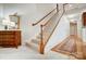 Elegant staircase leading to upper level at 5300 Berkeley Pines Ln, Charlotte, NC 28277