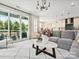 Inviting living room with stylish seating, a patterned rug, and access to the outdoors through sliding glass doors at 97 Seven Oaks Lndg, Belmont, NC 28012
