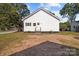 Simple white house with black window trim at 225 York Ave, Kannapolis, NC 28083