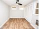 Spacious bedroom with wood-look floors and ample closet space at 164 Lentz Rd, Stony Point, NC 28678