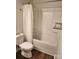 Bathroom featuring a white shower and tub combination at 513 Mary Charlotte Dr, Charlotte, NC 28262