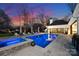 Inviting pool and spa with plenty of lounge chairs at 3645 Pelham Ln, Charlotte, NC 28211