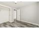 Bedroom with modern flooring, closet and doorway is freshly painted at 1725 Feature Rd, Lancaster, SC 29720