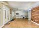 Finished basement with a ping pong table and access to the backyard at 5300 Green Rea Rd, Charlotte, NC 28226