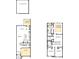 Detailed floorplan of home showing the kitchen, bedrooms and bathrooms at 10507 Boudreaux St, Huntersville, NC 28078