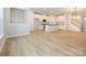 Open concept kitchen with island and stainless steel appliances at 10507 Boudreaux St, Huntersville, NC 28078