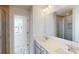 Bathroom with double vanity, large mirror, and shower at 1809 Augustine St, Monroe, NC 28112