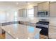 Modern kitchen with granite countertops and stainless steel appliances at 1809 Augustine St, Monroe, NC 28112