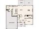 First floor plan showcasing kitchen, dining, and great room at 126 Brooke Forest Ct, Mooresville, NC 28115