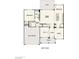 First and second floor plan of a house showing a two-bay garage and multiple bedrooms at 223 E Warfield Dr, Mooresville, NC 28115