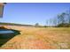 Large backyard with mature trees and open space at 7805 Medlin Rd, Monroe, NC 28112