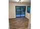 Bright dining area with sliding glass doors leading to a balcony at 11052 Cedar View Rd, Charlotte, NC 28226