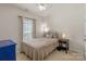 Cozy bedroom with a double bed and neutral color scheme at 2024 Holly Villa Cir, Indian Trail, NC 28079