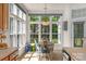 Sunlit breakfast nook with garden views at 2024 Holly Villa Cir, Indian Trail, NC 28079