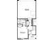 Lower level floor plan includes bedroom 3, bath 3, and two-car garage at 207 Davidson Gateway Dr, Davidson, NC 28036