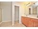 Double vanity bathroom with additional toilet room at 3308 Lemongrass Ln, Charlotte, NC 28214