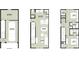 Detailed floor plan showcasing layout for the garage, kitchen, and bedrooms at 3108 Butler Hill Dr, Matthews, NC 28105