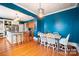 Open kitchen with stainless steel appliances and an island at 515 S Academy St, Lincolnton, NC 28092