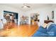 Spacious living room with hardwood floors and views into adjacent rooms at 515 S Academy St, Lincolnton, NC 28092