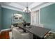 Dining room with stylish chandelier and ample seating area at 2840 Wheat Field Ct, Lincolnton, NC 28092