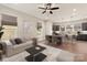 Open-concept living space leading into the kitchen at 441 Nathaniel Way # Brx0035, Charlotte, NC 28213