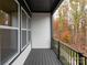 This balcony features an open-air view of the trees and foliage at 428 Nathaniel Way # Brx0044, Charlotte, NC 28213