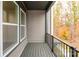 This is a cozy balcony with wooded scenery at 432 Nathaniel Way # Brx0043, Charlotte, NC 28213