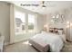 Inviting bedroom with stylish wallpaper, and bright natural light from the large windows at 432 Nathaniel Way # Brx0043, Charlotte, NC 28213
