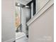 Bright entryway with a sleek black door and modern finishes at 432 Nathaniel Way # Brx0043, Charlotte, NC 28213