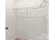 Organized walk-in closet with metal shelving and neutral paint at 436 Nathaniel Way # Brx0042, Charlotte, NC 28213