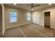 Bedroom with ample natural light from large windows and a spacious closet at 139 Poplar Grove Rd, Mooresville, NC 28117