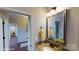 Simple bathroom with a vanity and a view of another room at 112 Noah Ln, Troutman, NC 28166