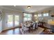 Spacious dining room with backyard access and large windows at 112 Noah Ln, Troutman, NC 28166