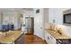 Modern kitchen with stainless steel appliances and ample counter space at 112 Noah Ln, Troutman, NC 28166