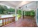 Spacious front porch offering views of the backyard and surrounding neighborhood at 312 General As Johnston St, Stanley, NC 28164