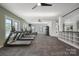 Fitness center with treadmills, elliptical machines and other exercise equipment at 1010 Lowland Way, Waxhaw, NC 28173