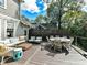 Spacious wooden deck featuring outdoor seating and dining area at 2110 E 5Th St, Charlotte, NC 28204