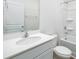 Clean bathroom with a bathtub and white vanity at 225 Brinkley Rd # 99, Kings Mountain, NC 28086