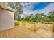 New back deck with natural finish at 337 Friendship Dr, Rock Hill, SC 29730