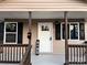 Close-up of the front porch, showcasing the entry door, and cozy details at 337 Friendship Dr, Rock Hill, SC 29730