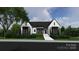 Craftsman style home with black accents and landscaping at 419 South St # 32, Davidson, NC 28036