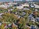 Aerial view showcasing home's location near shopping centers at 5523 Closeburn Rd, Charlotte, NC 28210