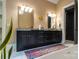 Luxurious bathroom with double vanity and marble countertops at 5523 Closeburn Rd, Charlotte, NC 28210