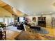 Spacious living room with hardwood floors, vaulted ceilings, and expansive lake views at 152 Bridge Pointe Ln, Hickory, NC 28601